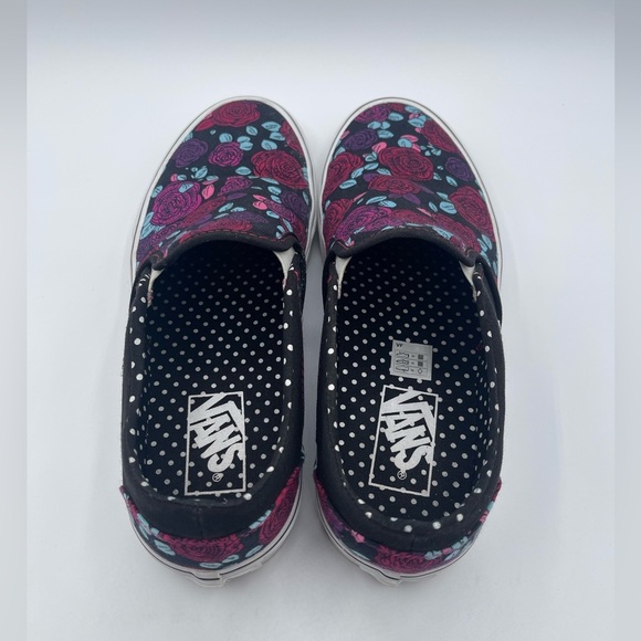 VANS Old Skool Shoes 508731 Floral Black with Roses Women's Size US 8 - Picture 4 of 8